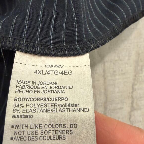 Under Armour The Performance Polo Shirt Men's 4XL Black Striped Golf Golfing - Picture 5 of 8